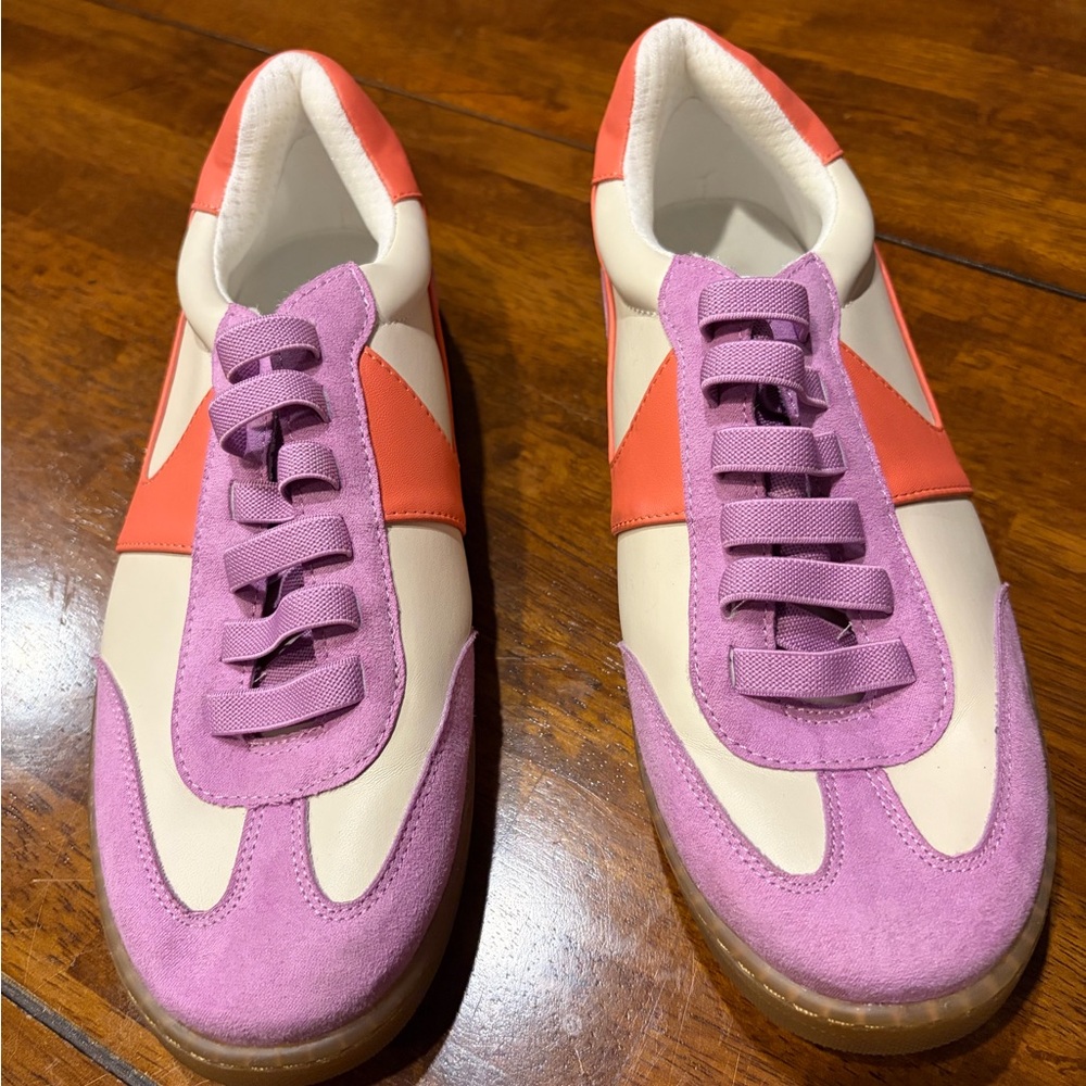 Franco Ponti Sneaker, Purple Coral, 8 WIDE - Picture 5 of 10